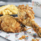 chicken & chips ( 2pcs )