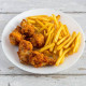 Hot wing meal ( 5pcs )